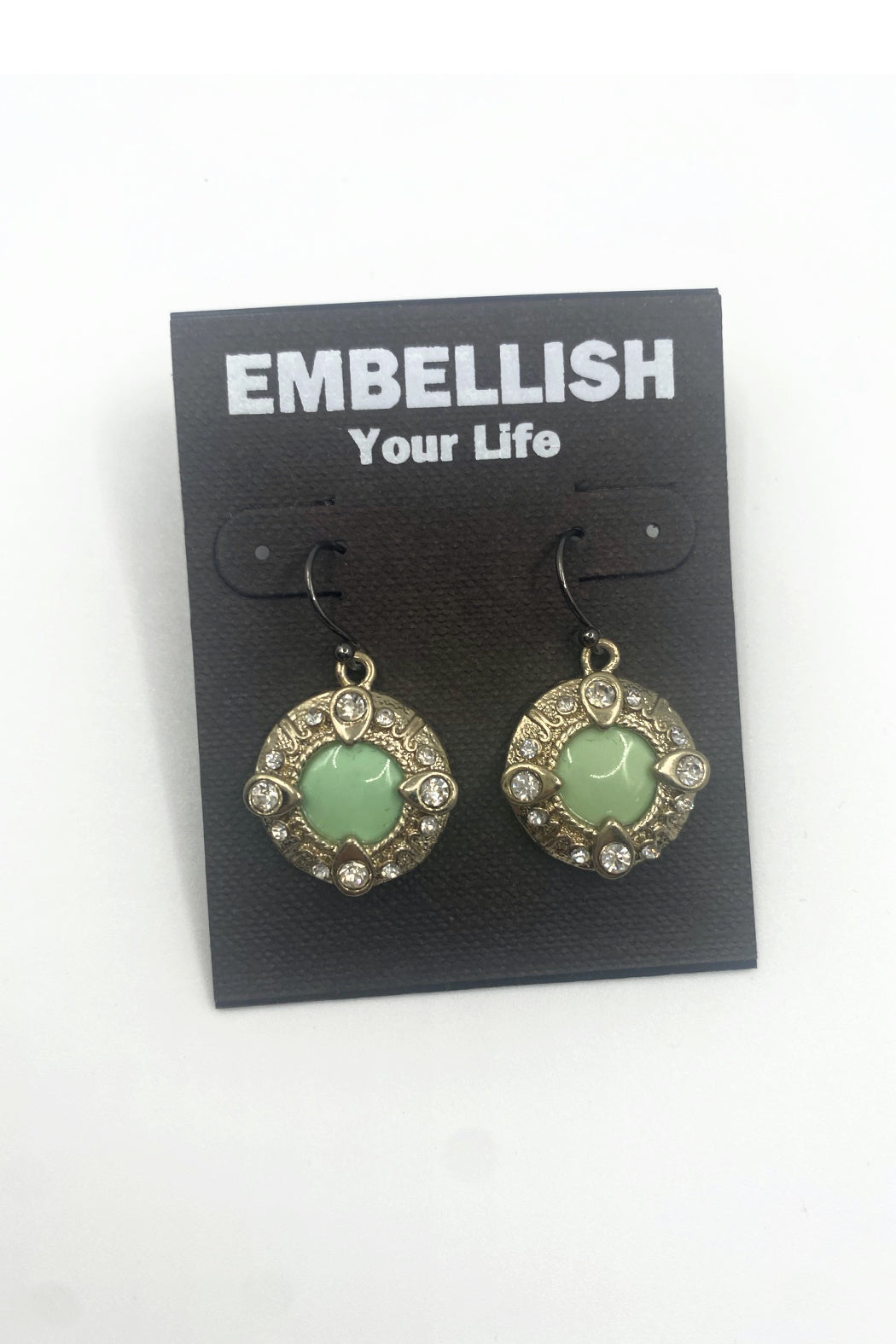 Mint Ornate Earrings