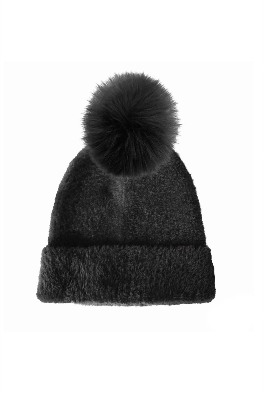Chenille Pom Beanie