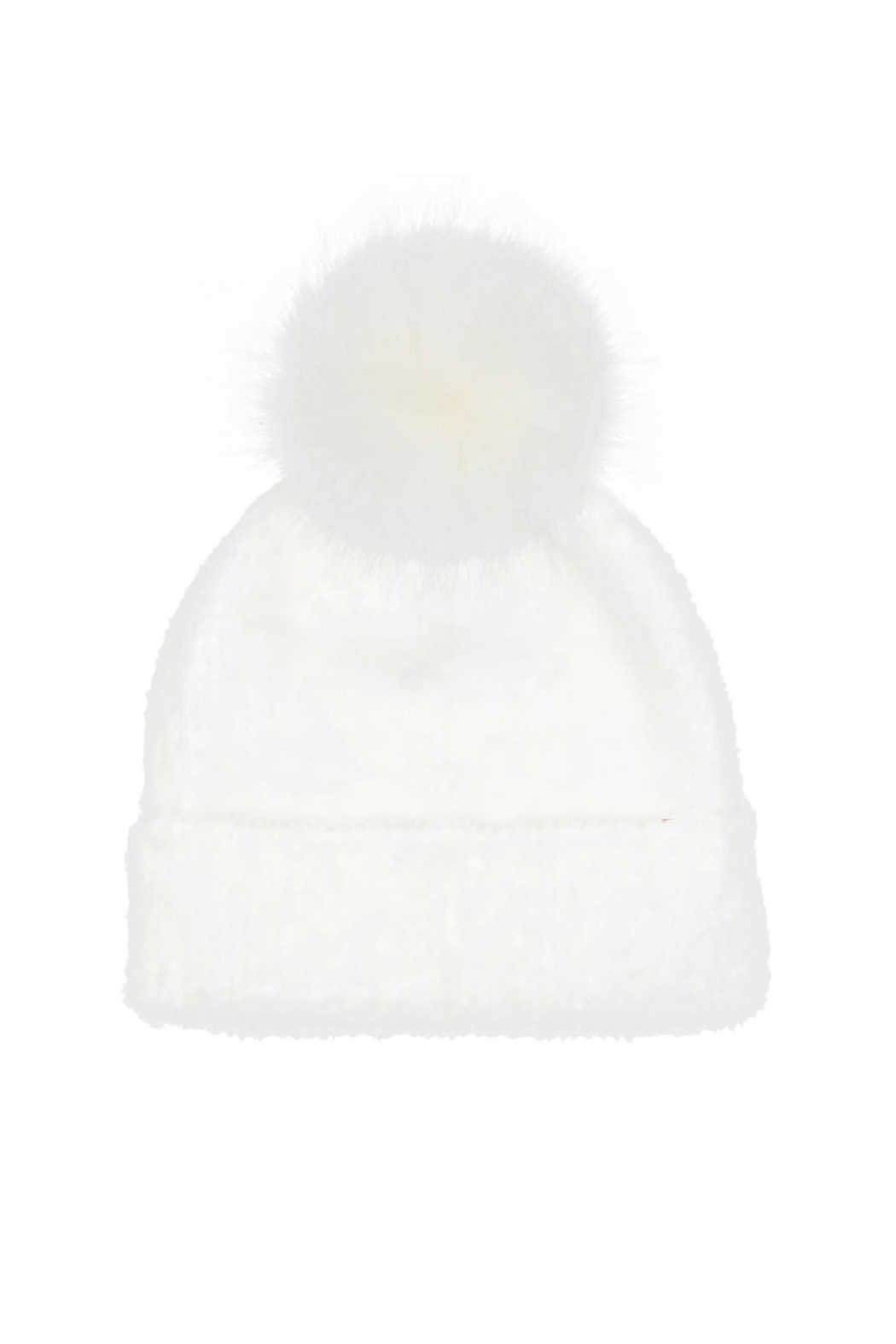 Chenille Pom Beanie