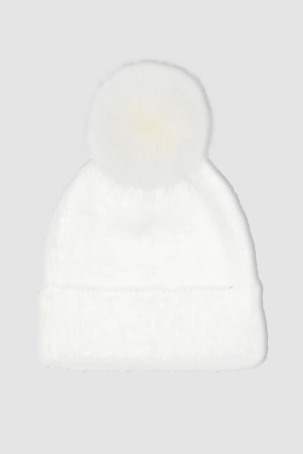 Chenille Pom Beanie