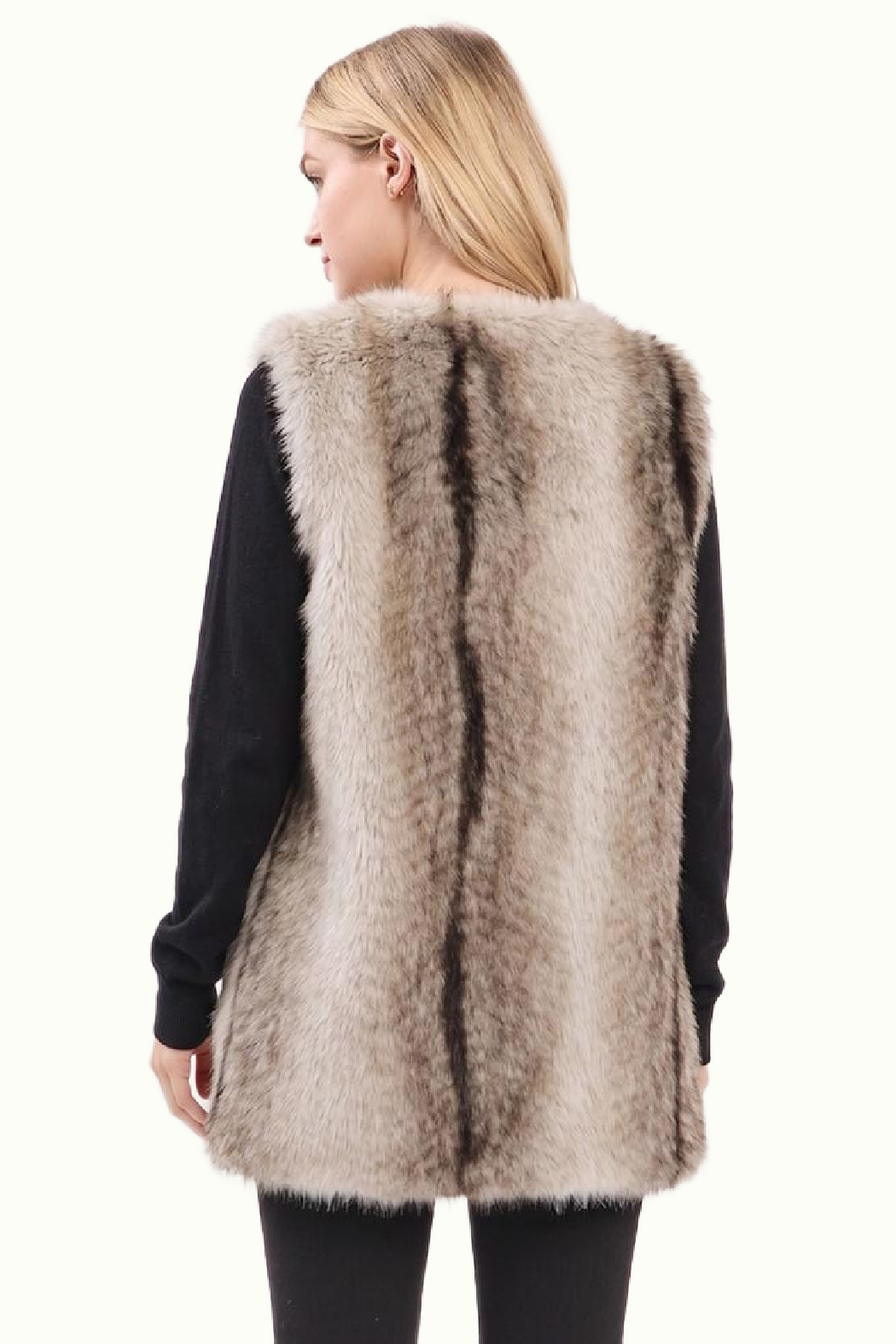 Faux Fur Long Vest