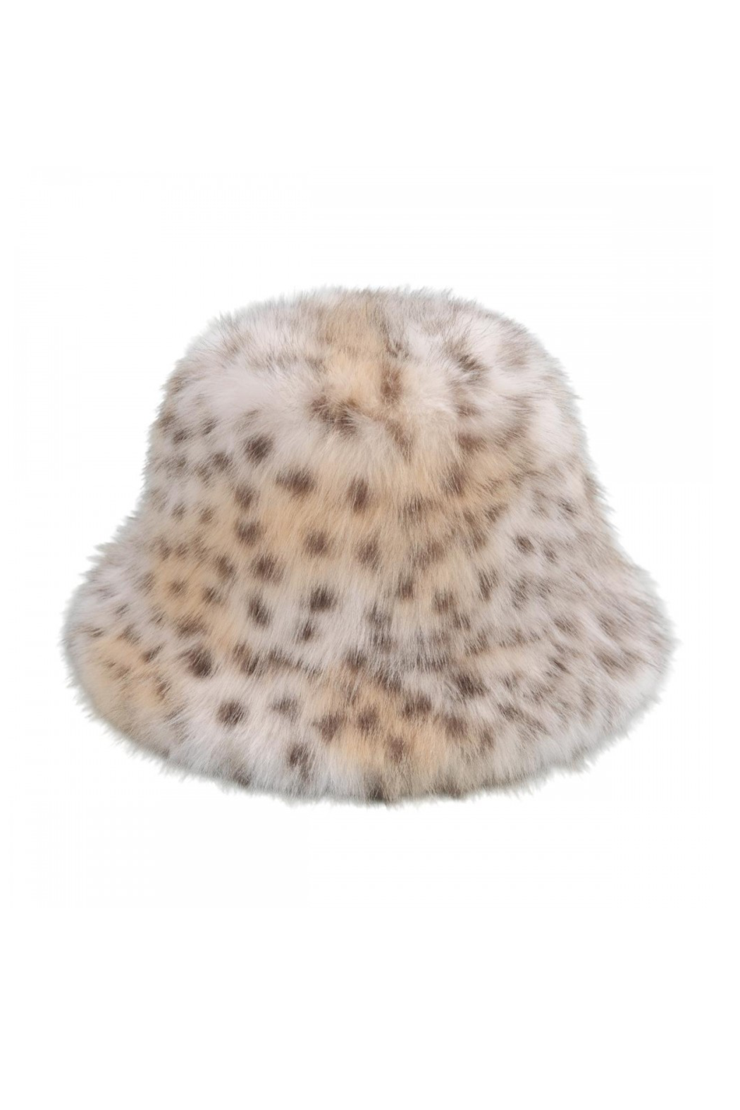 Fawn Antelope Faux Fur Bucket Hat