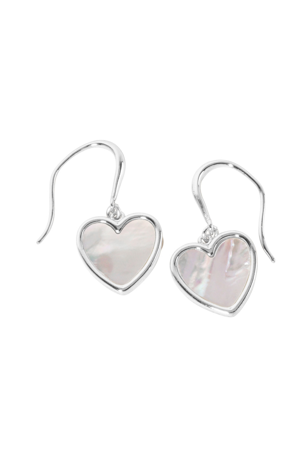Gold Plated Dangling Heart Earrings