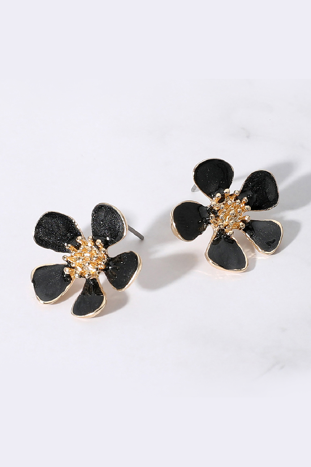 Enamel Flower Earrings