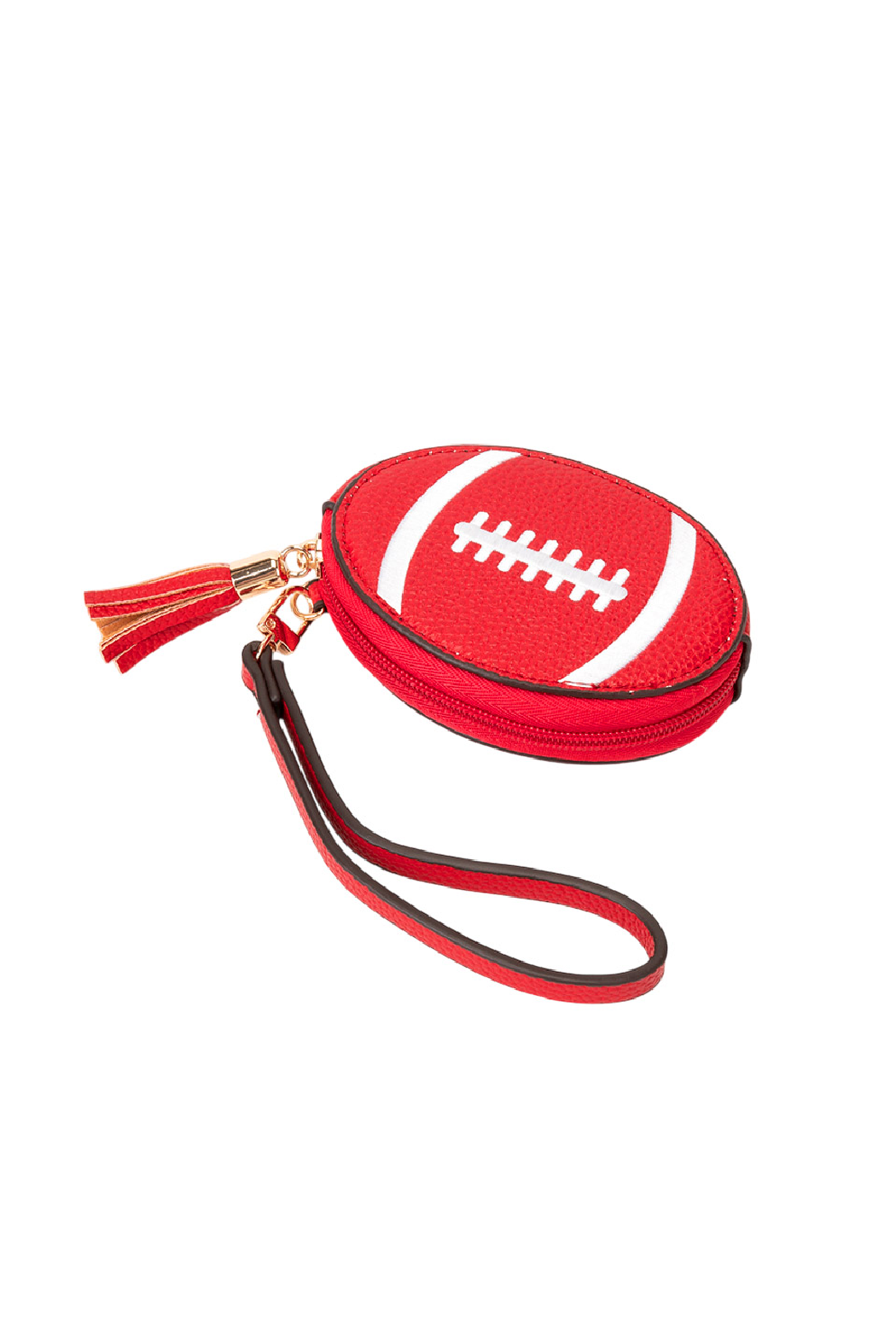 Football Keychain Wristlet