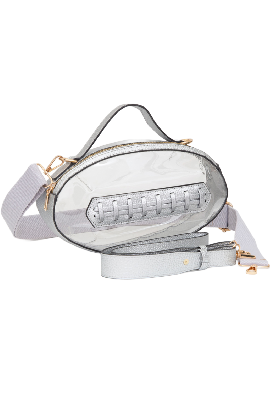 Transparent Football Crossbody Bag