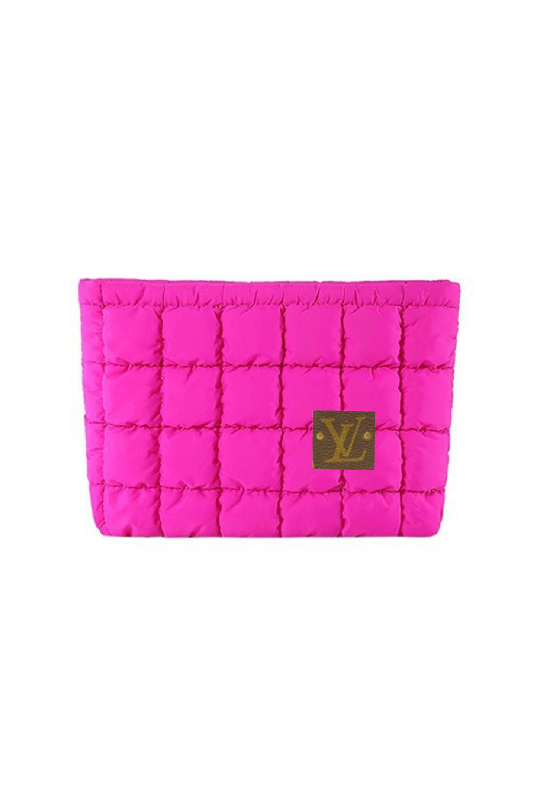 Upcycled Puffer Cosmetic Pouch