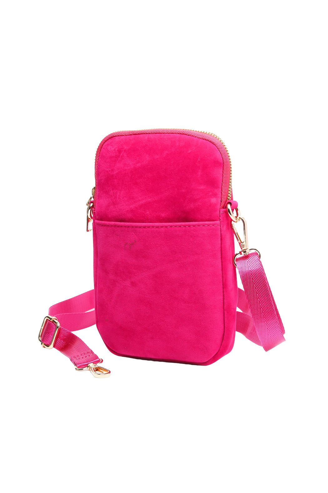 Vegan Suede Small Crossbody