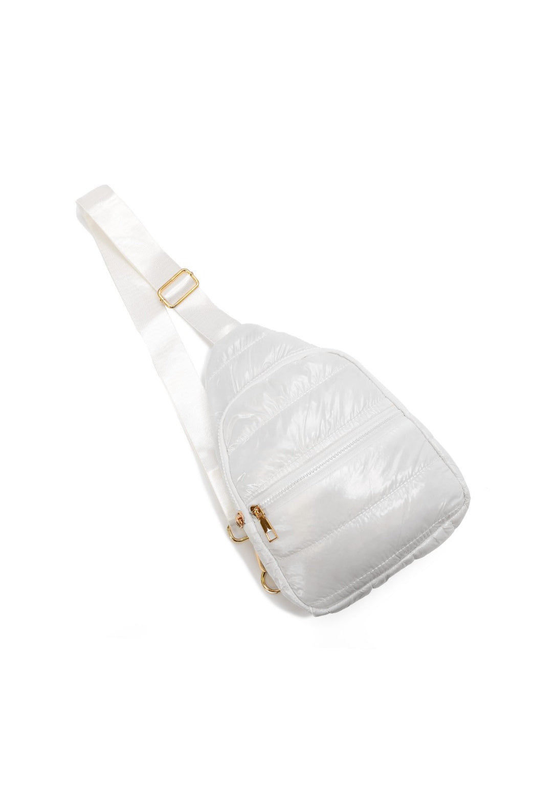 Gloss Puffer Sling Bag