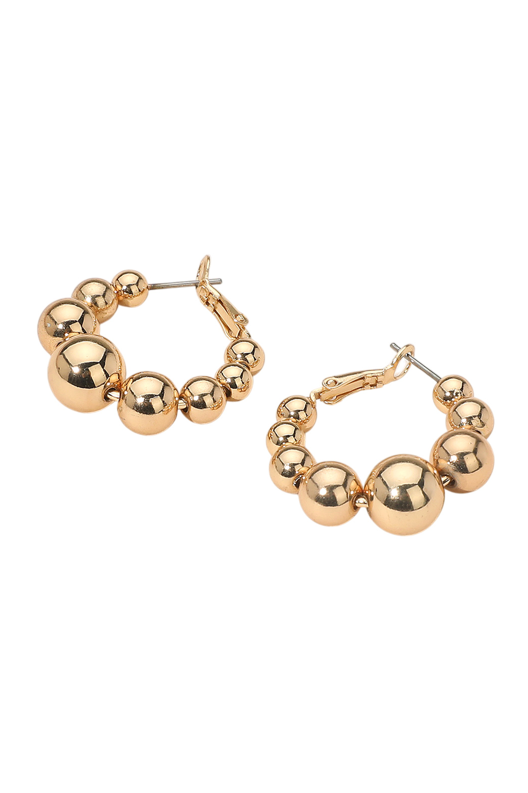Bead Hoop Earrings