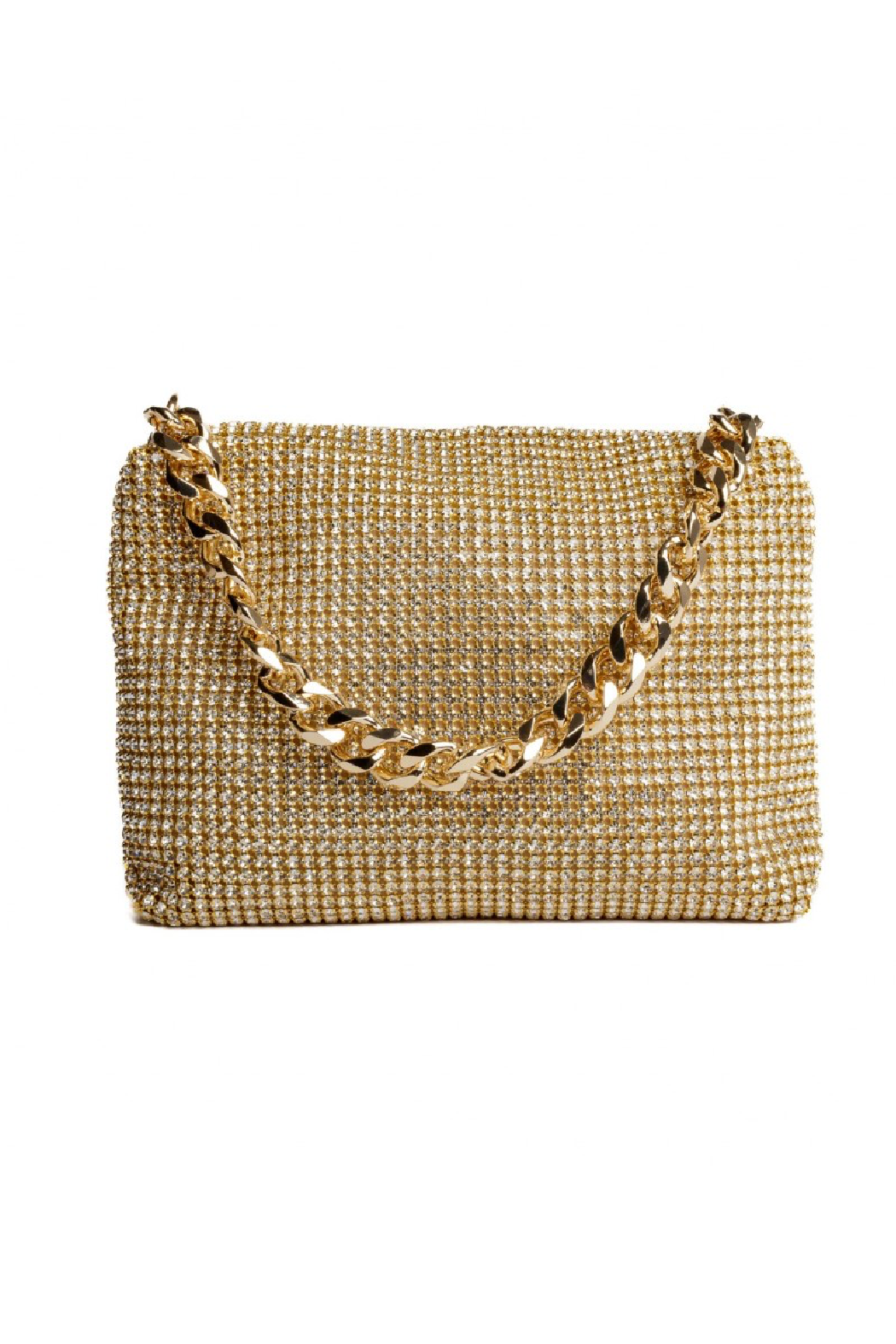 Crystal and Chain Bag