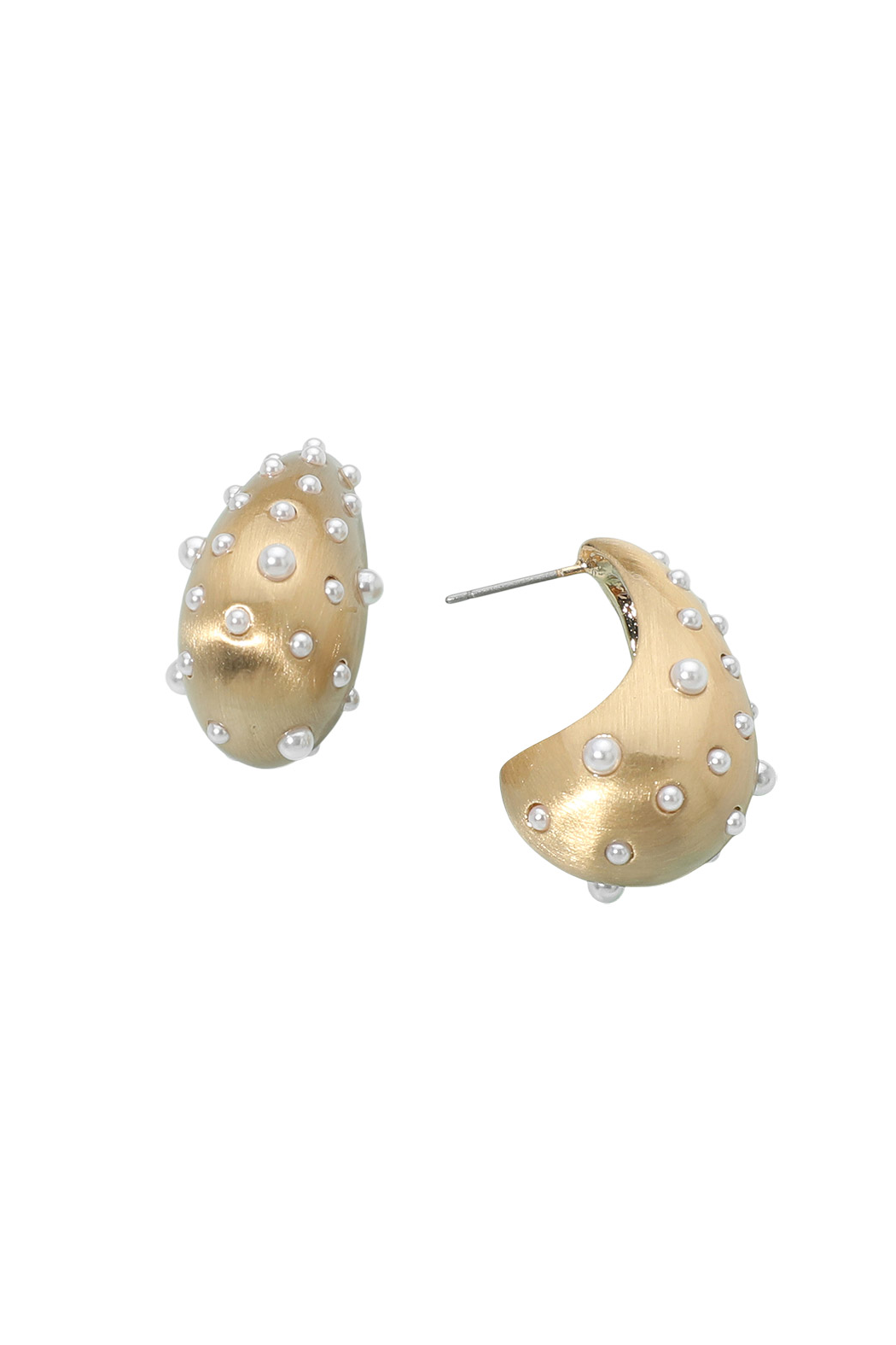 Pearl Studded Drop Earrings