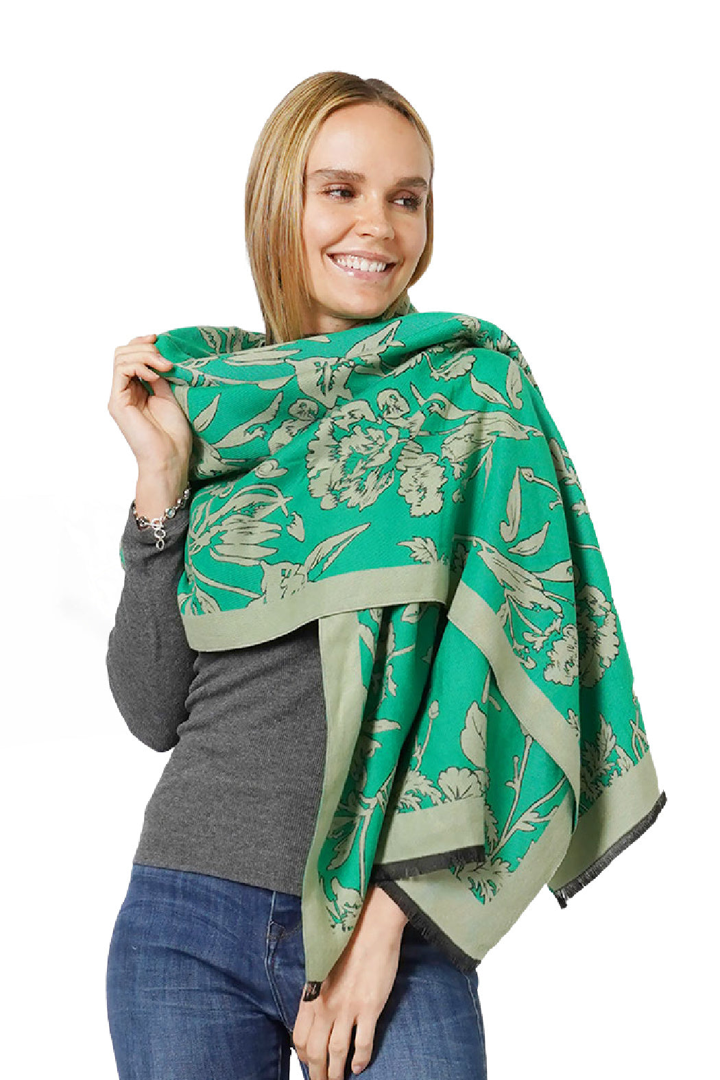 Floral Scarf Wrap