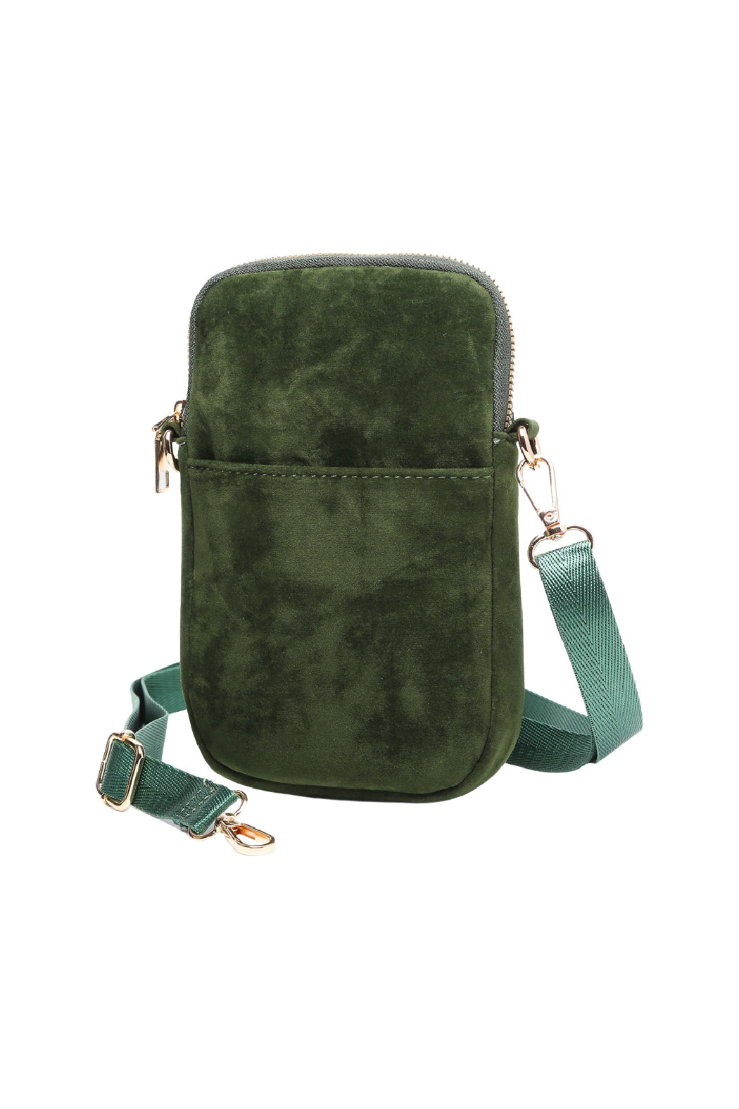 Vegan Suede Small Crossbody