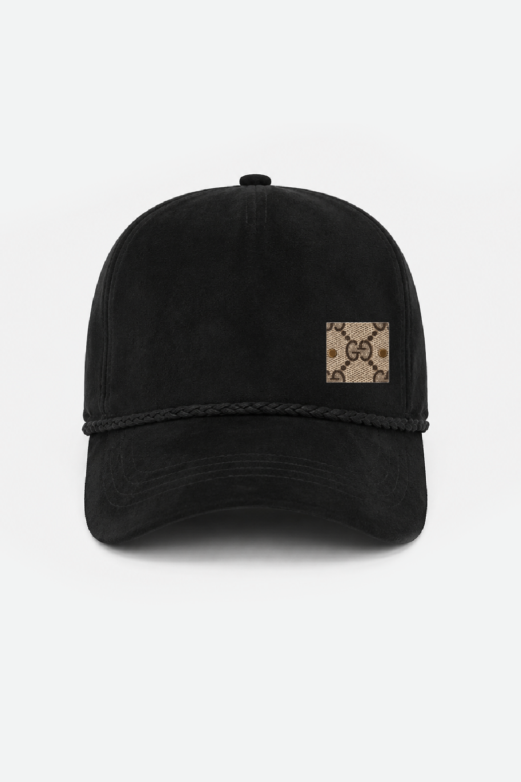 Upcycled Gucci Suede Cap