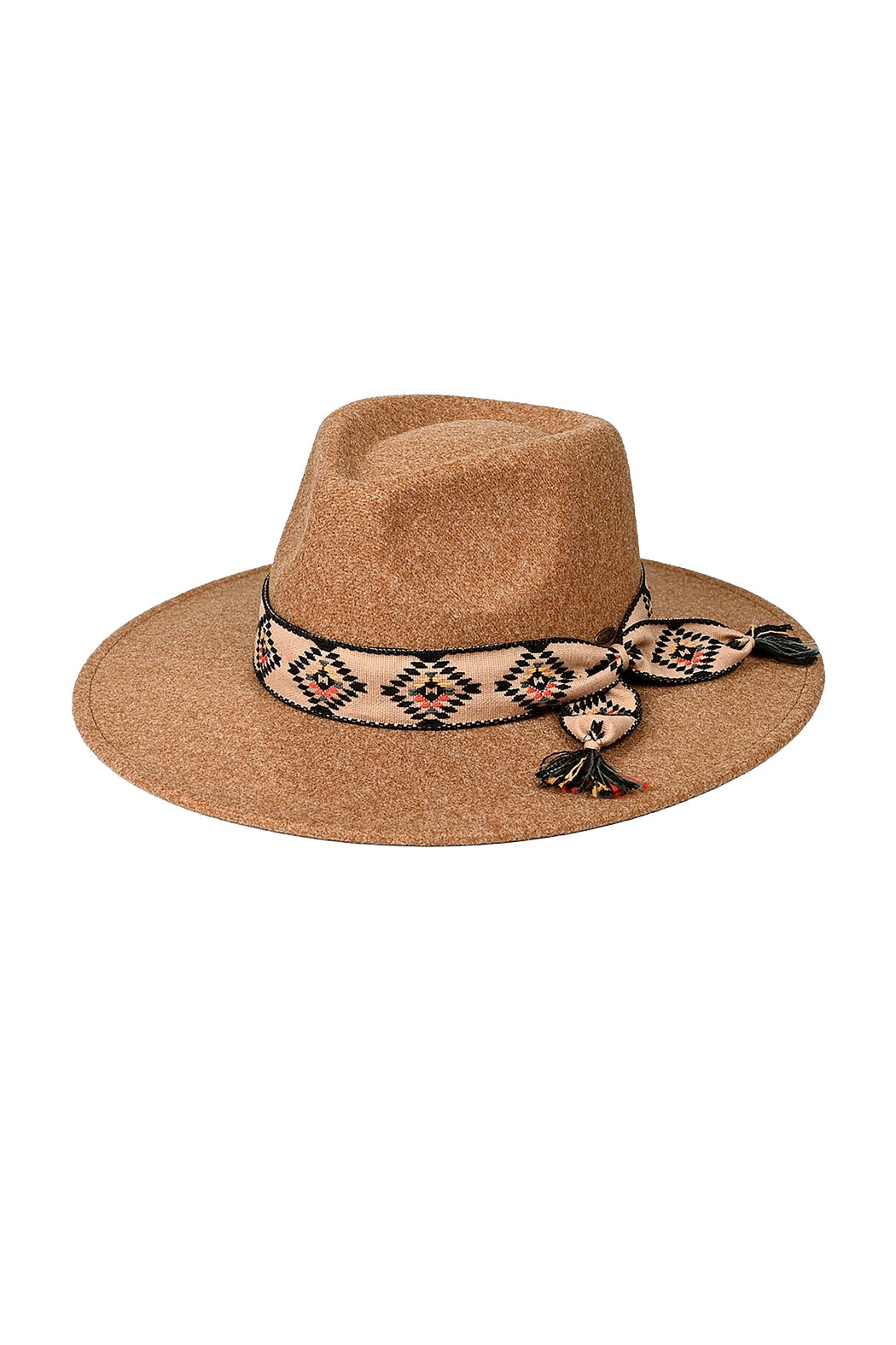 Aztec Band Heather Felt Fedora