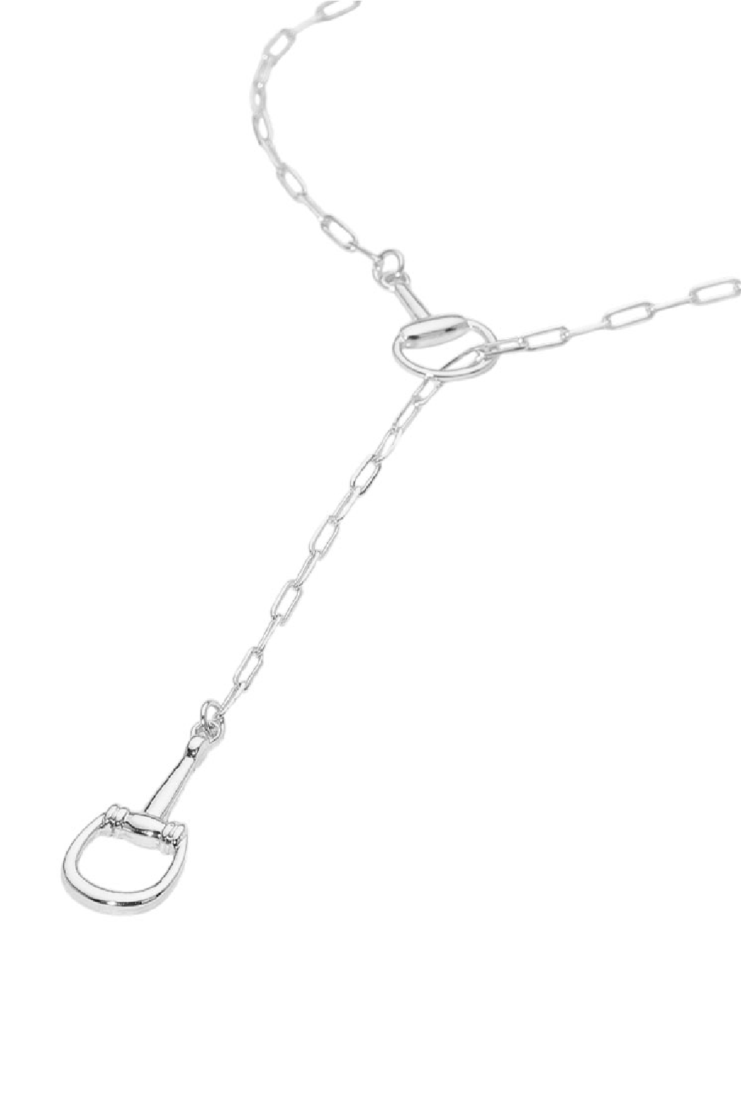 Horsebit Y Necklace
