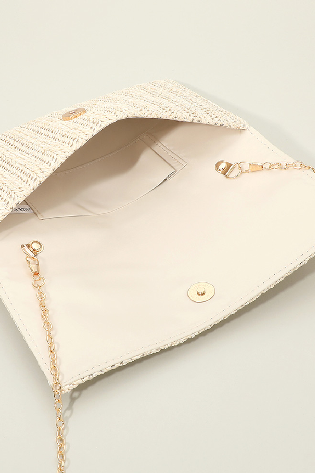 Rosey Straw Clutch Crossbody