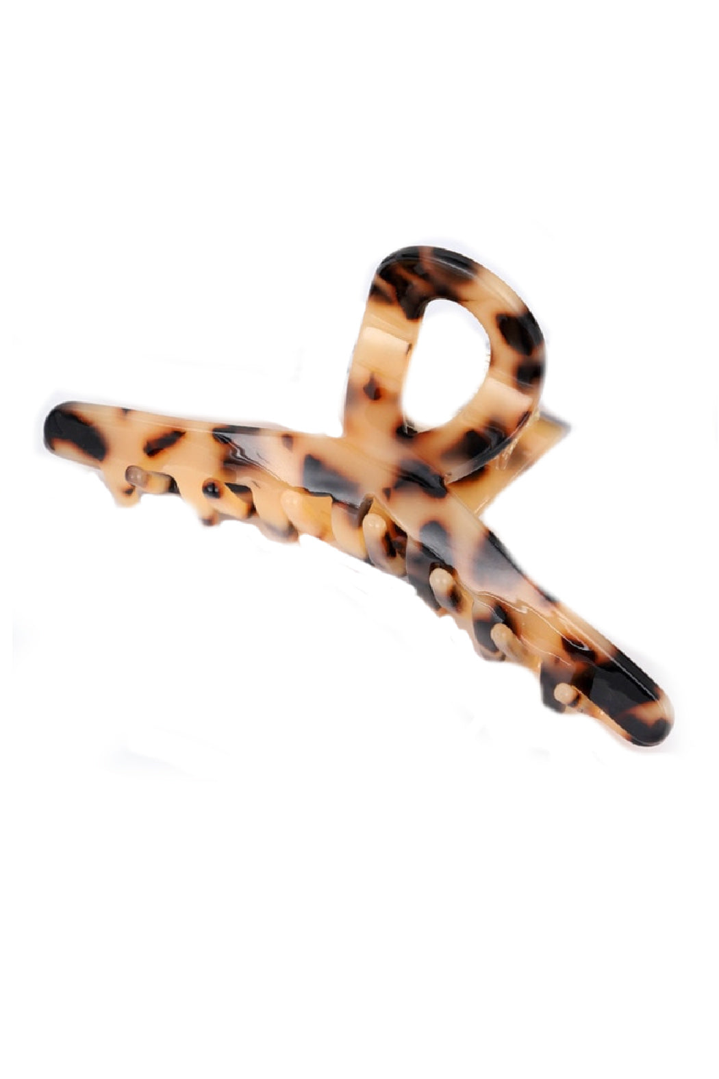 Tortoise Shell Lucite Hair Claw Clip