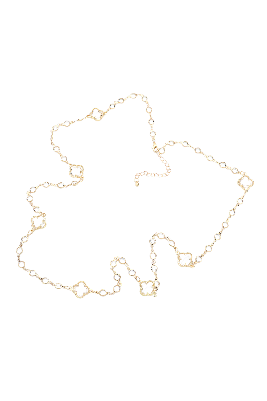 Crystal Clover Necklace