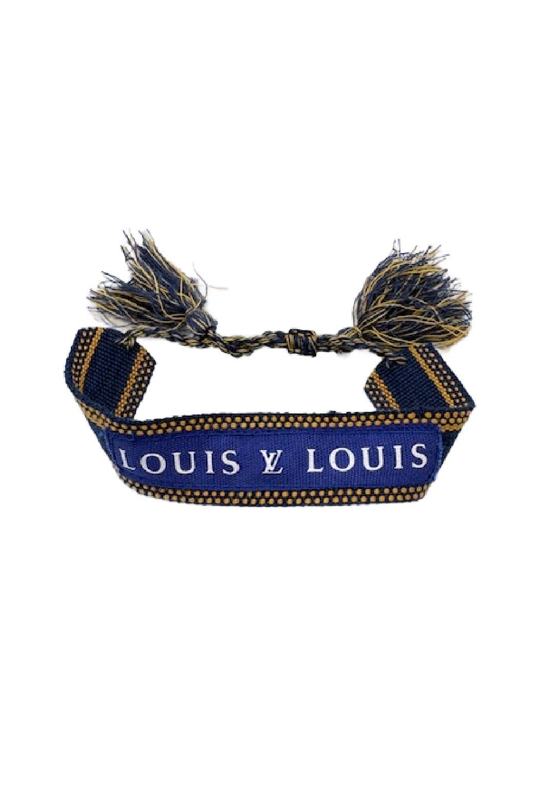 Upcycled Louis Vuitton Ribbon Friendship Bracelet