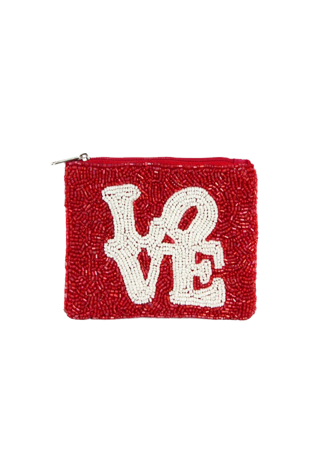 Love Beaded Pouch
