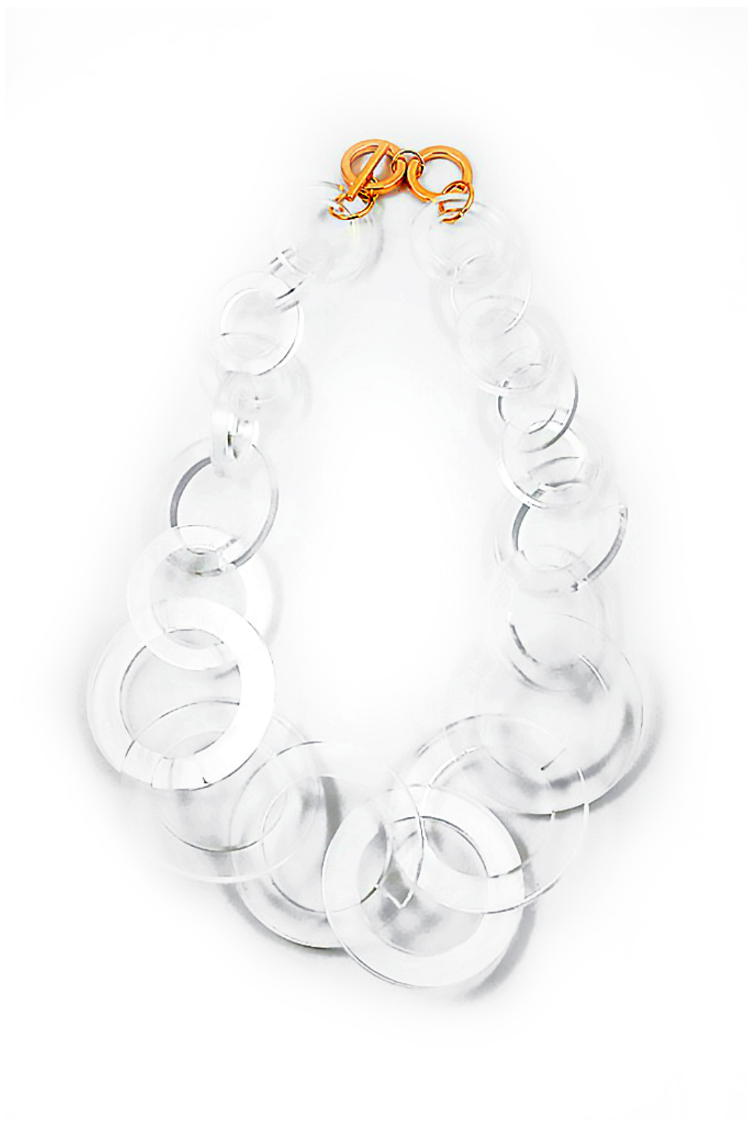 Lucite Large-Links Necklace