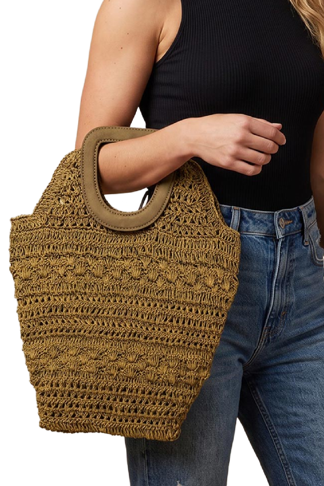 Macrame Style Satchel Bag