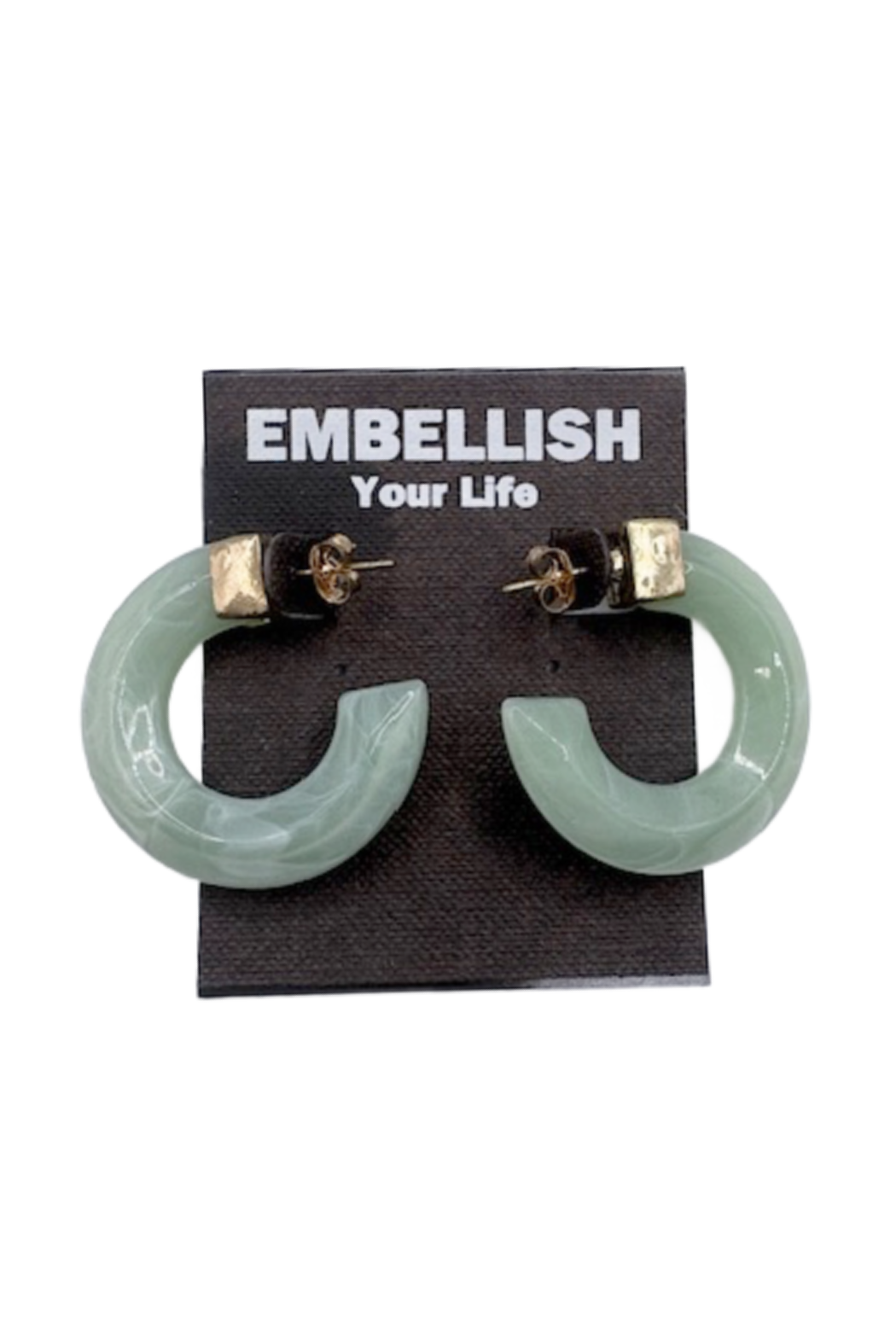 Mint Julep Hoop Earrings