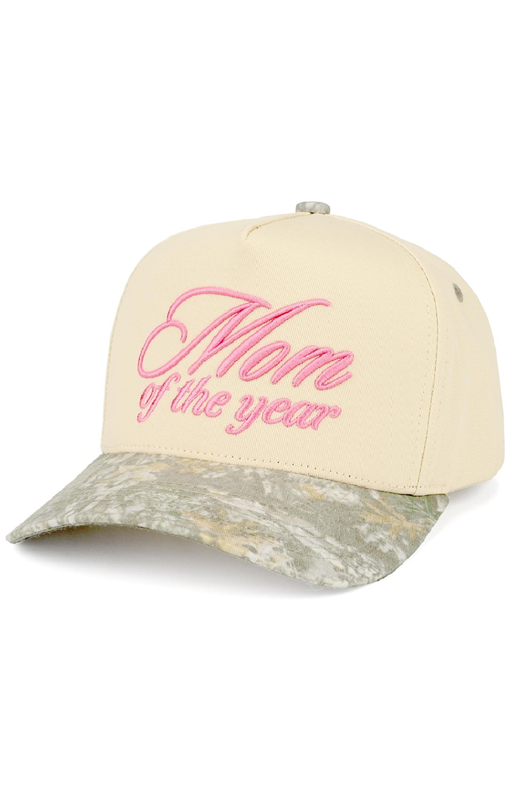 Fancy Embroidered Mom of the Year Cap