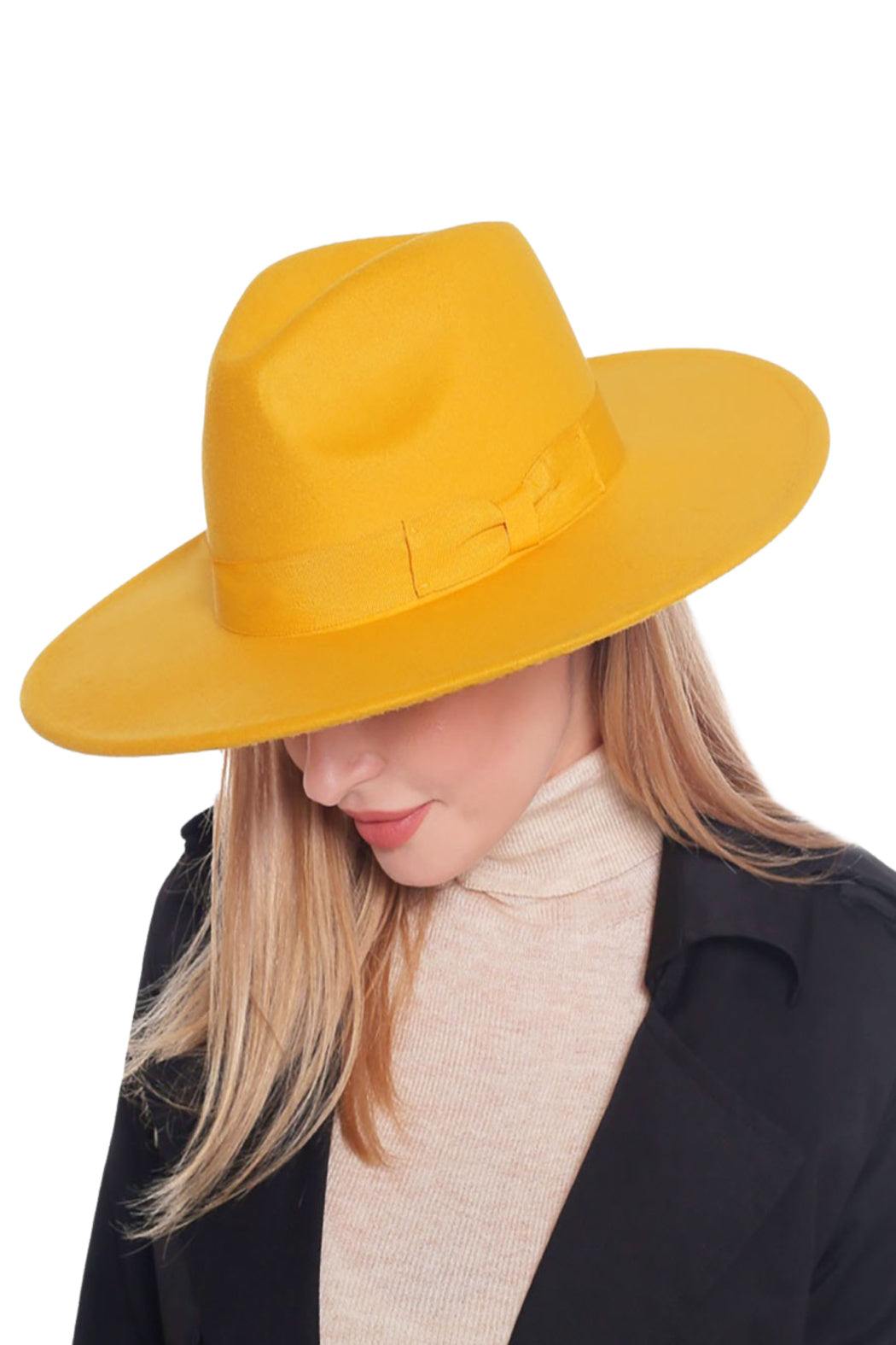 Ribbon Band Felt Fedora