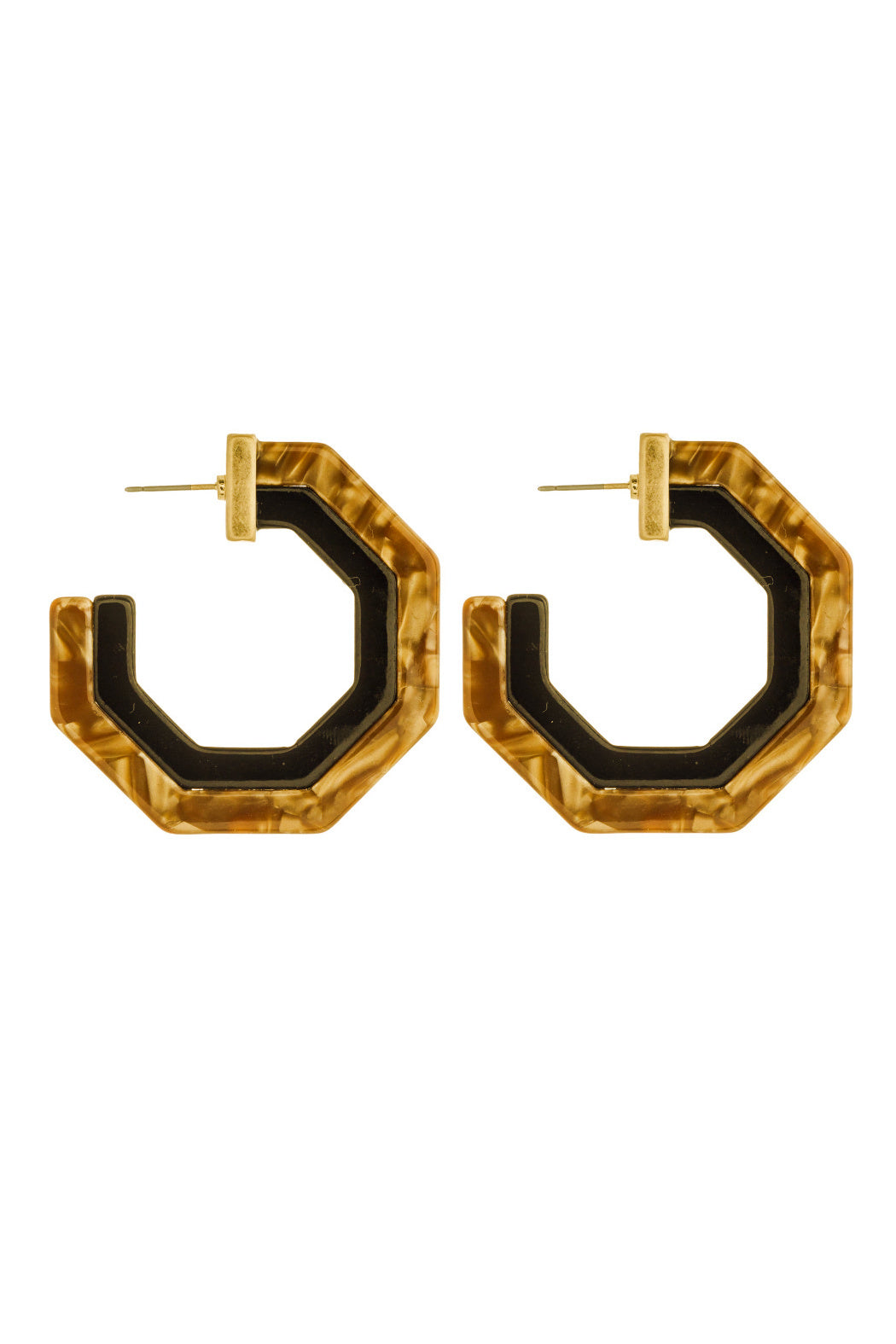 Resin Octogan Hoops