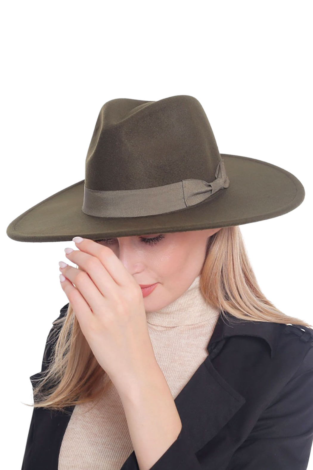 Ribbon Band Felt Fedora