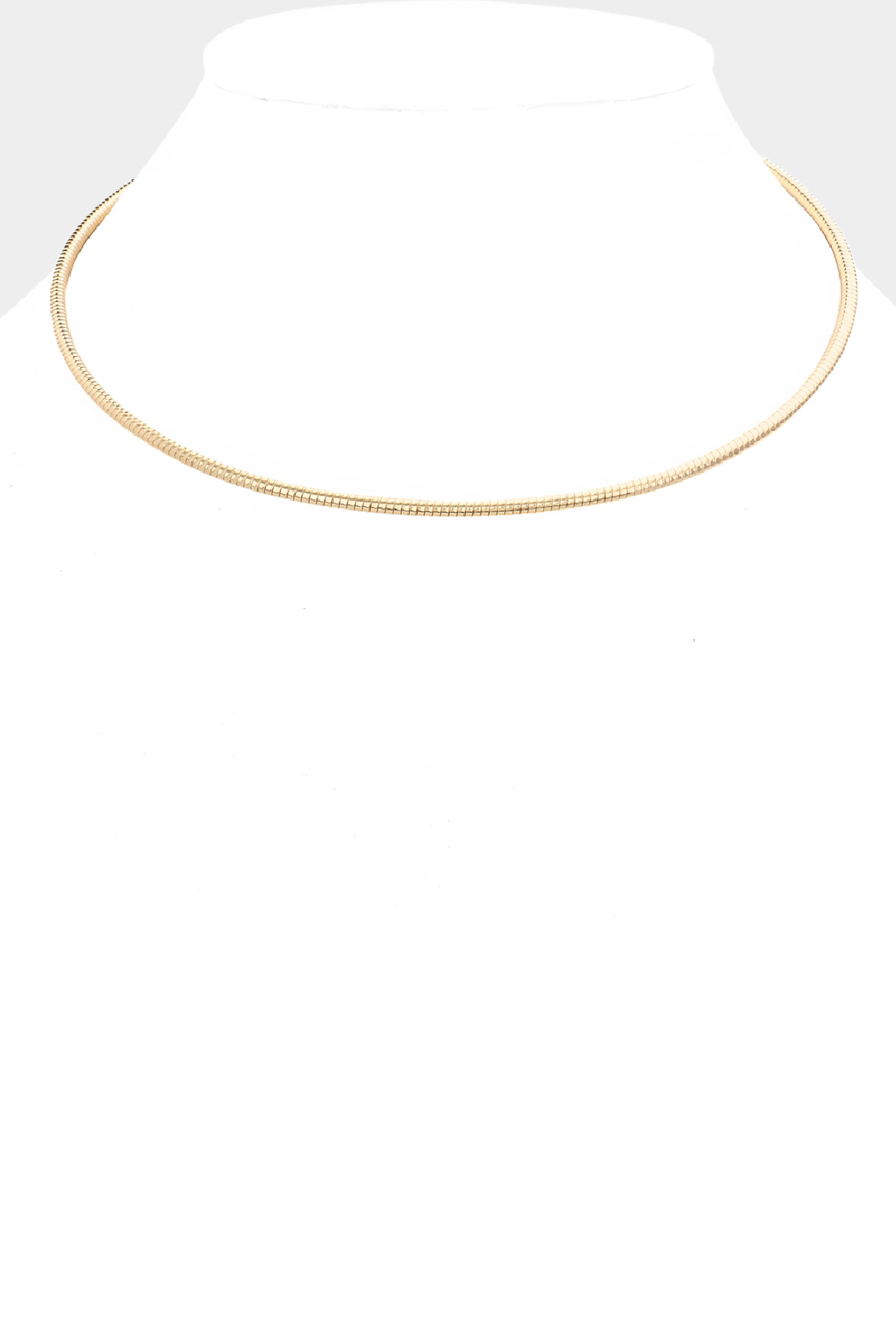 Thin Omega Choker Necklace