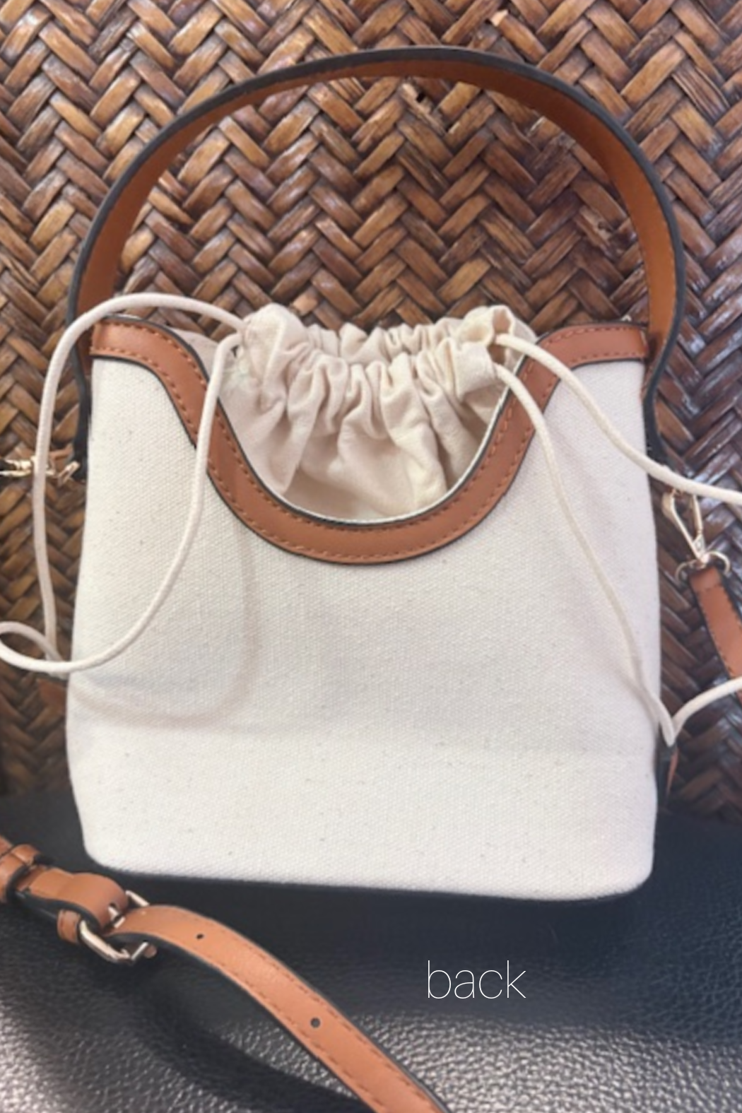 One-of-a Kind Upcycled Canvas Mini Bag
