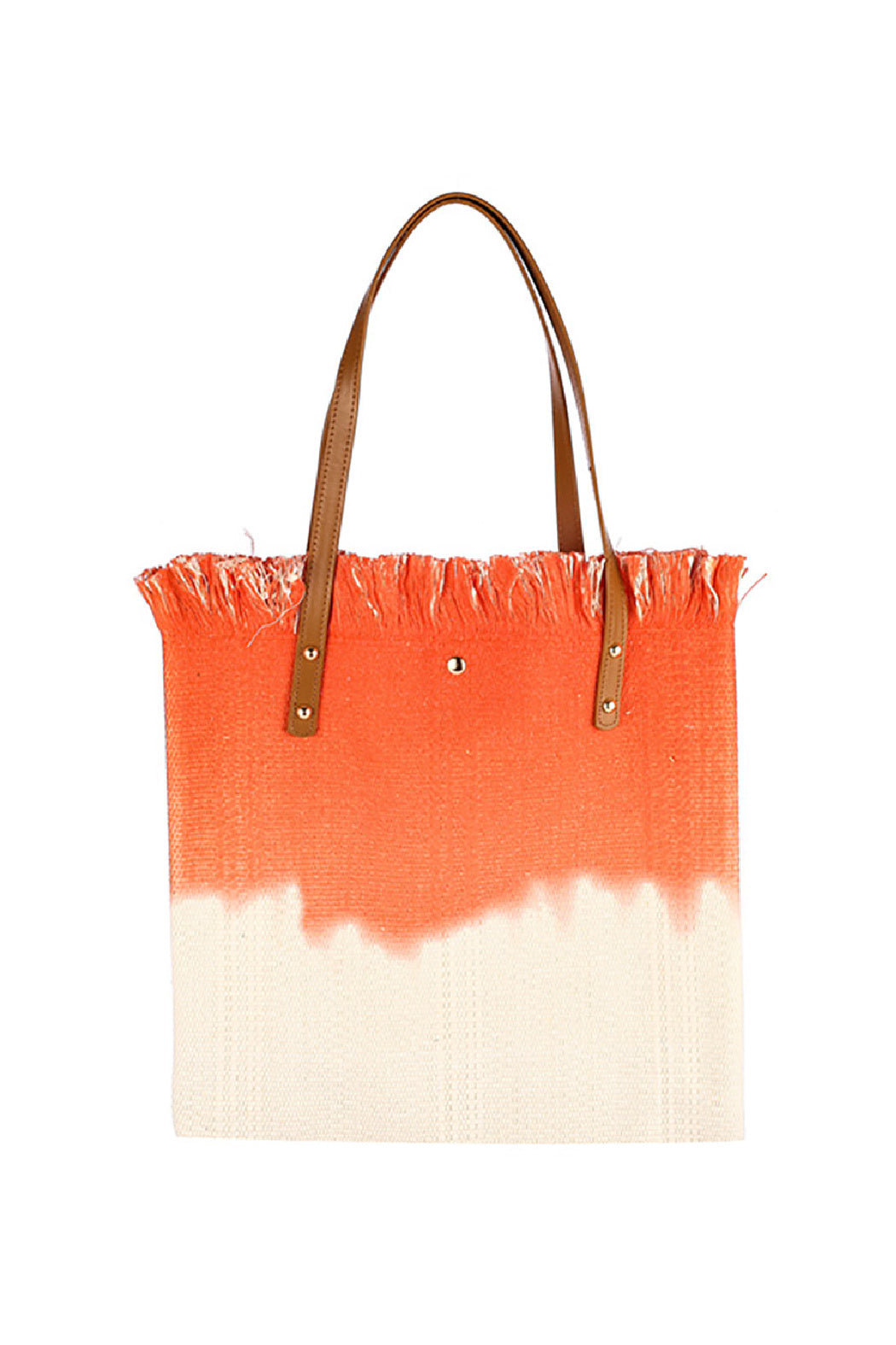 Tie-dye Color-block Tote