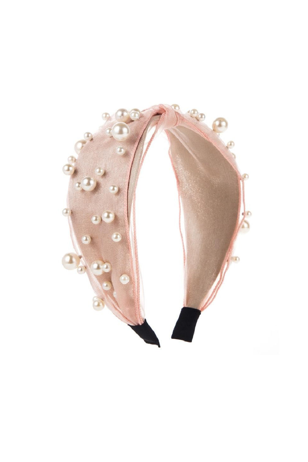 Organza and Satin Pearl Headband