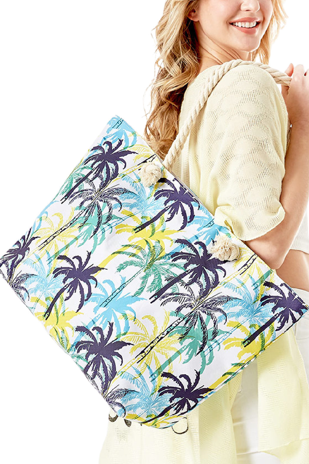 Palm Tree Beach Tote Bag