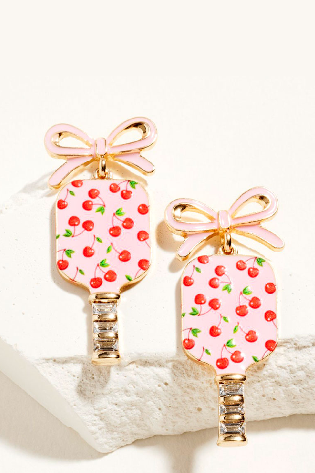 Pickleball Bow Earrings