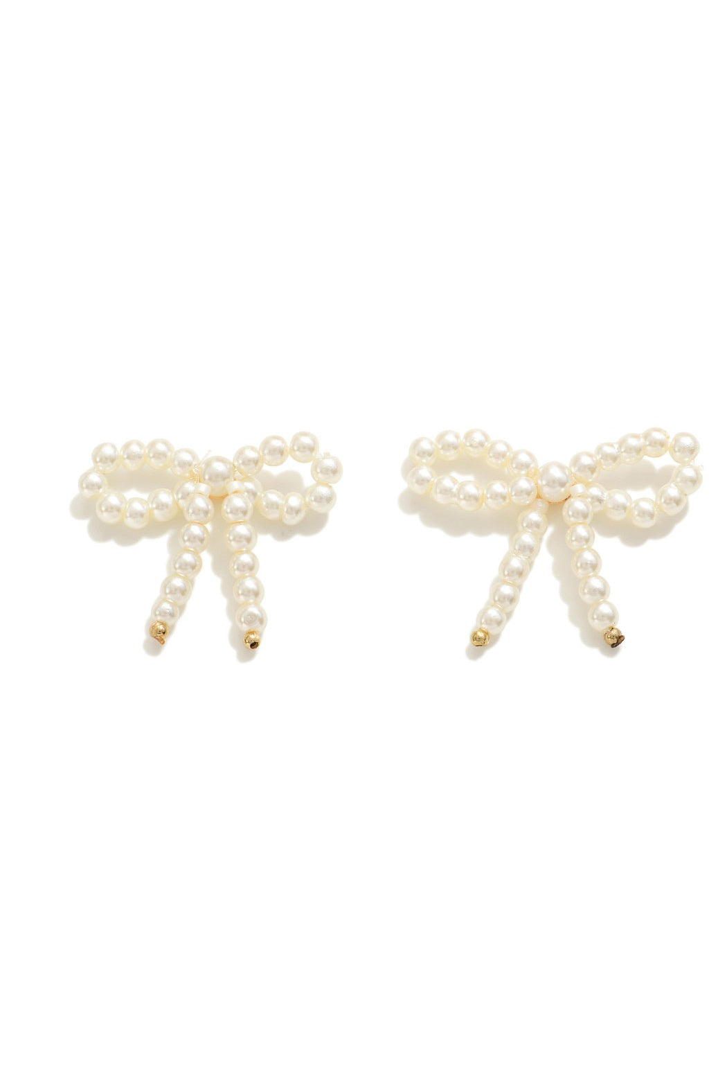Pearl Bow Earrings