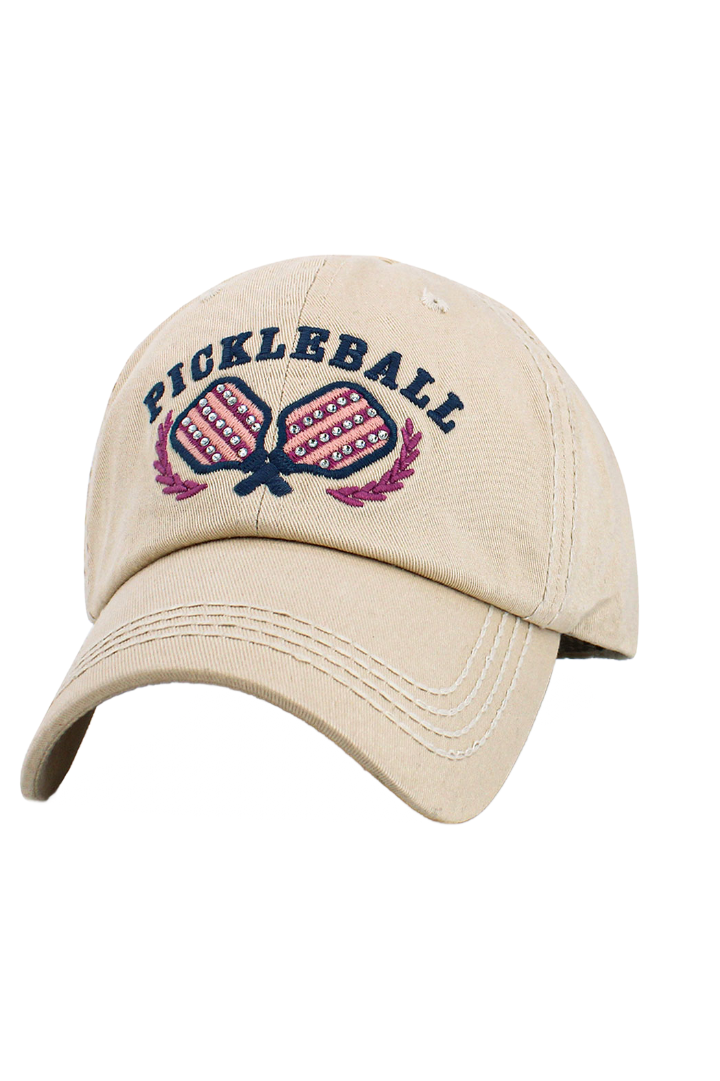 Embroidered Sparkle Pickleball Cap