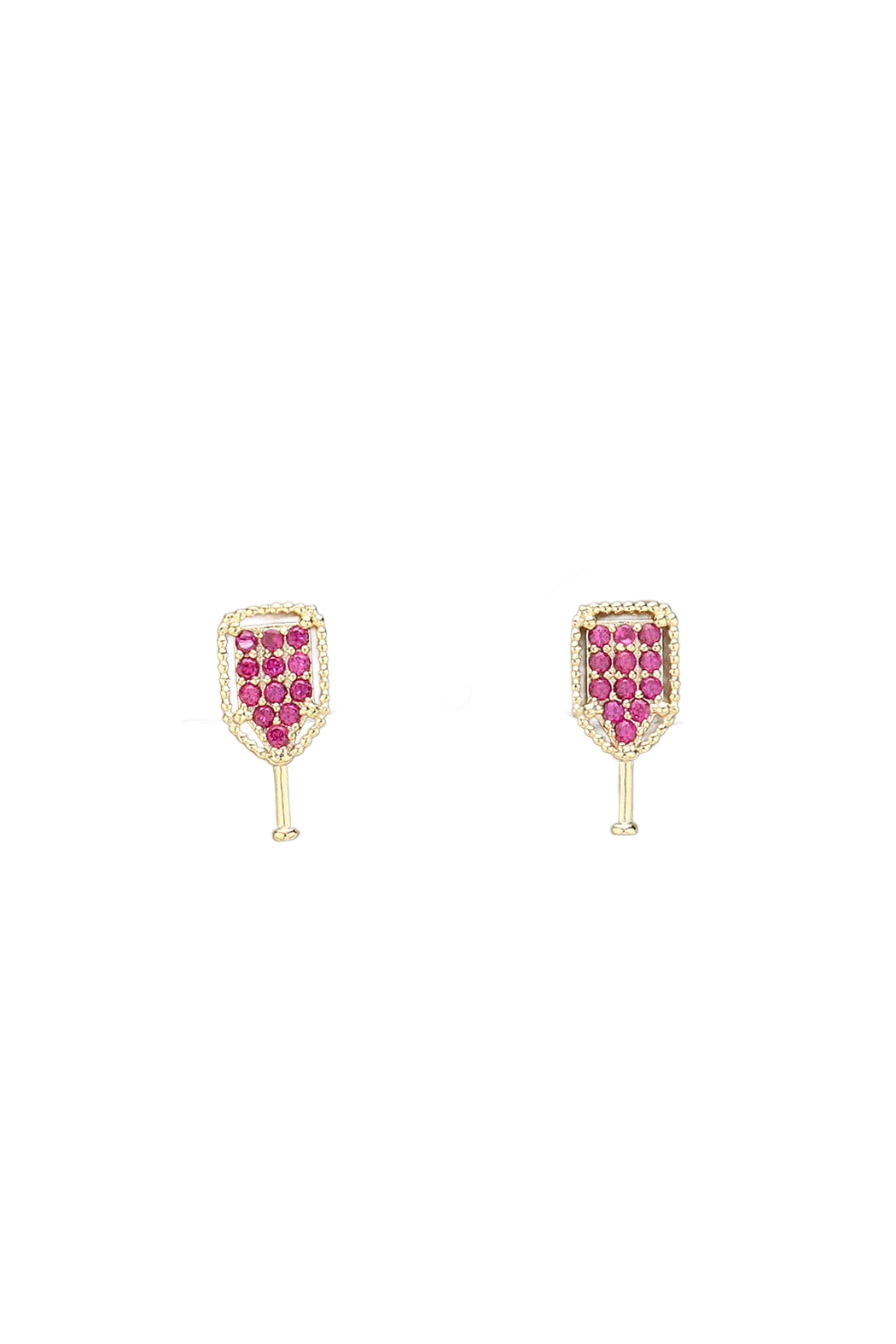 Pickleball Cubic Zirconia Earrings
