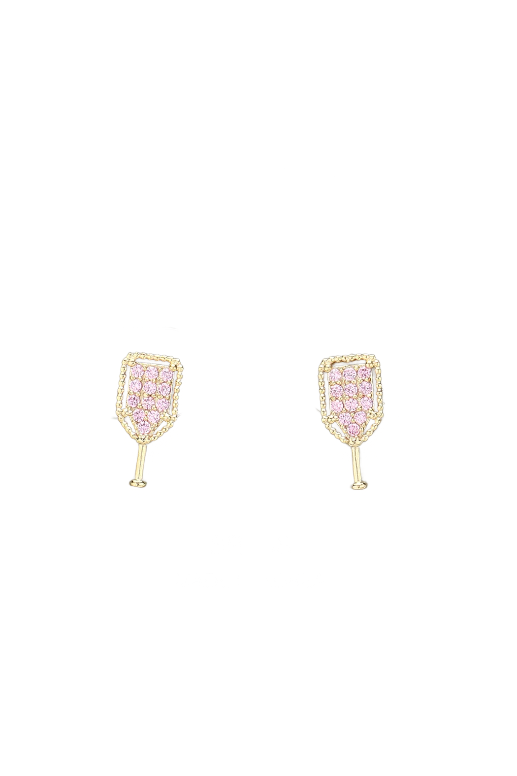 Pickleball Cubic Zirconia Earrings