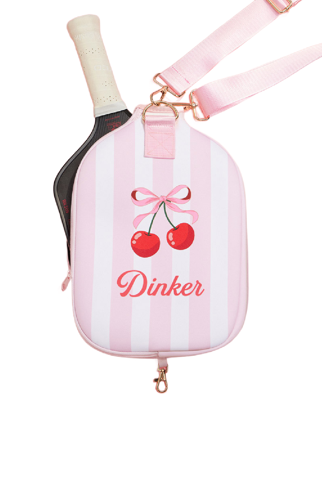 Cherry Pickleball Sling Crossbody Racquet Bag