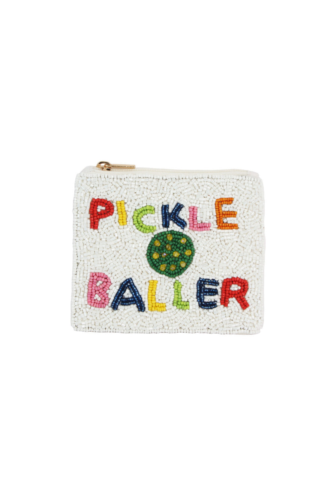 Pickleballer Beaded Pouch