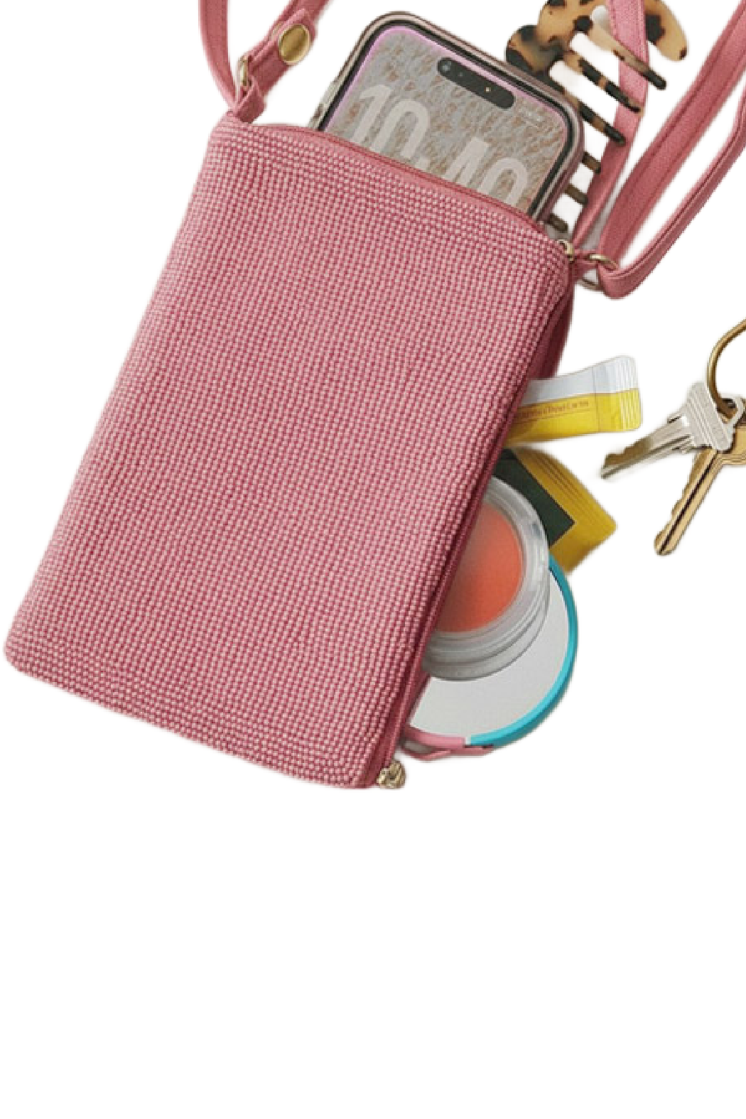 Tropical Beaded Cross Body Bag