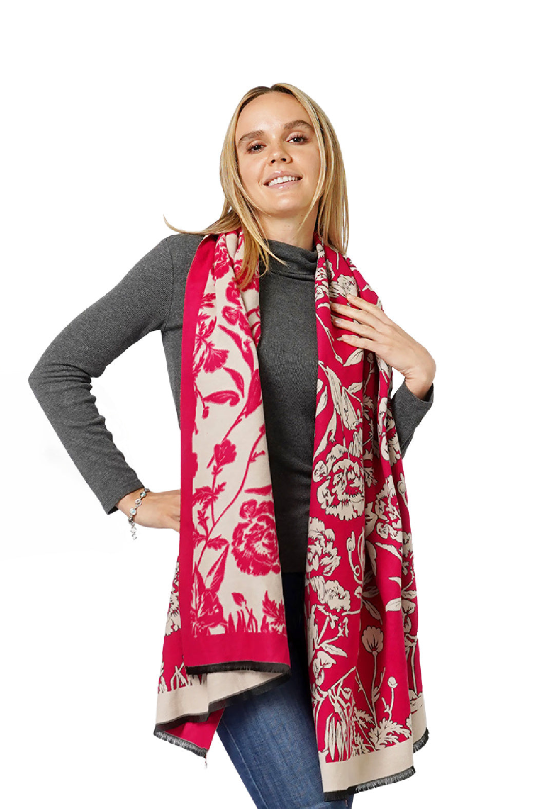 Floral Scarf Wrap