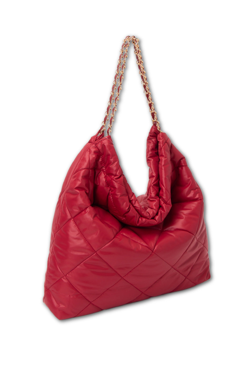 Quilted Puffer Shoulder Bag