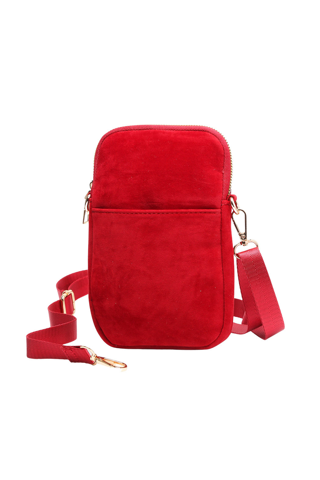 Vegan Suede Small Crossbody
