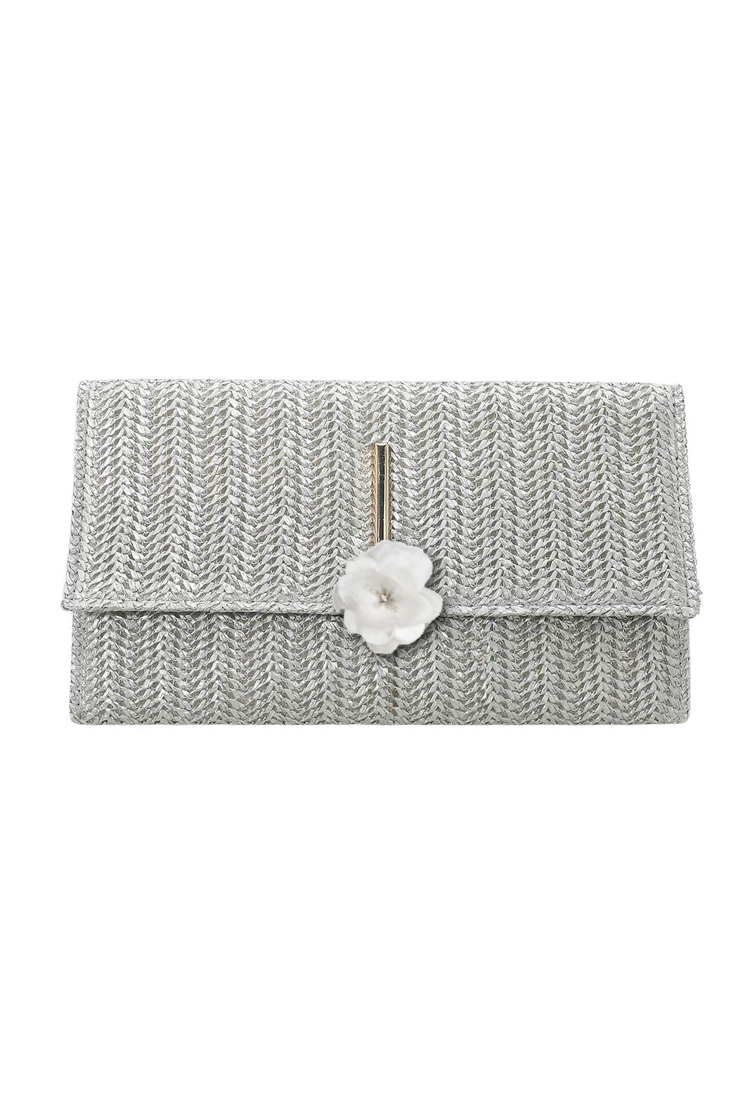 Rosey Straw Clutch Crossbody